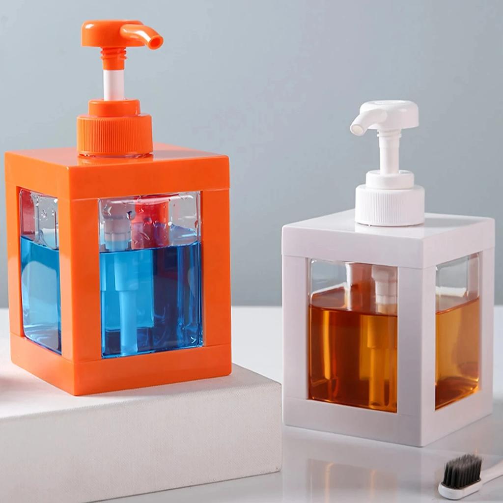 Kitchen Liquid Soap Dispenser 750/500/1000Ml Empty Pump Shampoo Bottle Dish Soap Container Bathroom Accessories