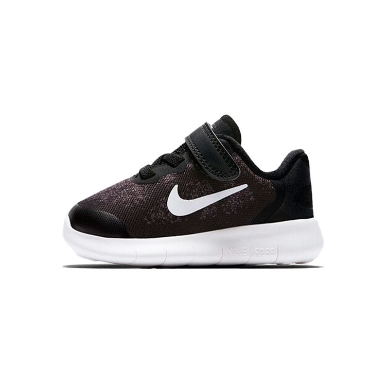 Nike Free RN Low Top Running Shoes Baby Sneaker Black 904257-002