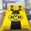 Borussia Dortmund BVB 09 Bettwäsche-Set 3 Teile Bettbezug Kissenbezüge Bettwäsche