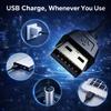 USB Smart 4 Slot Charger For 1.5V Rechargeable Alkaline AA AAA Batteries Only with LED Indicator