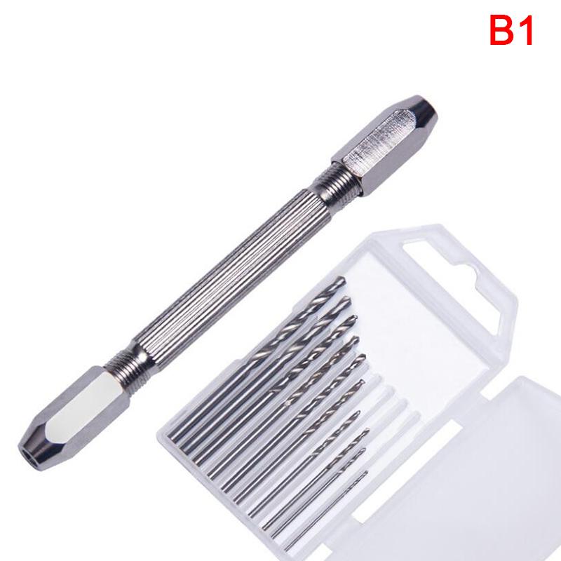 Hand Drill Keyless Chuck Fixed Seat Twist Drill Resin Jewelry Drilling Tools