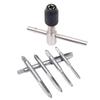 6PCS/Set Tap Drill Wrench Tapping Threading Tool M3-M8 Screwdriver Tap Holder Hand Tool Thread Metric Plug Tap Screw Taps