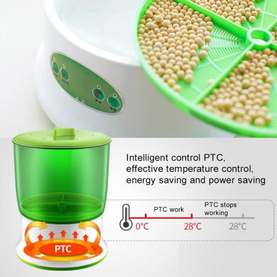 Intelligence Automatic Household Useful Pot Culture Growing Sprinkler Machine