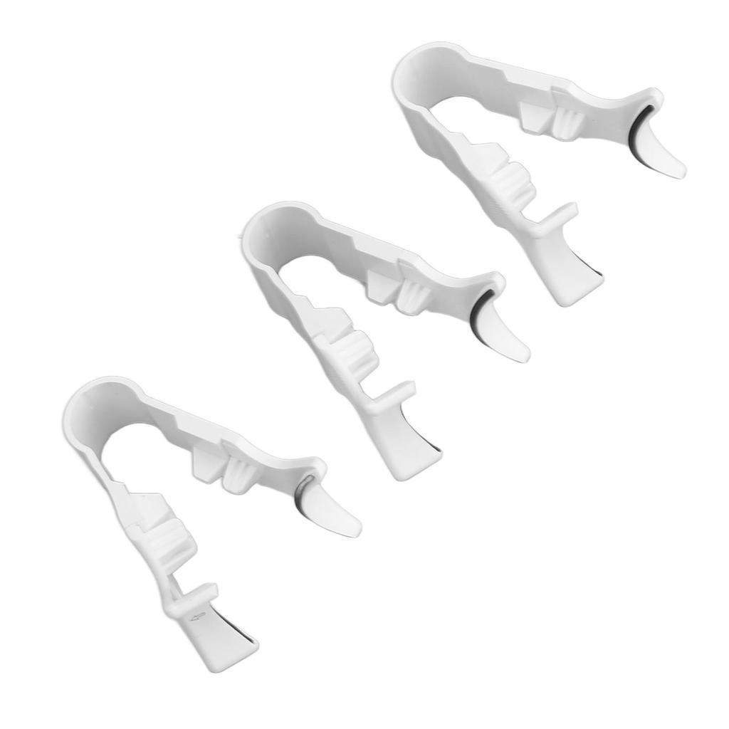 3 Stück Wimpernzange Kunststoff Leicht zu halten Leichtgewichtig Tragbar Wimpernclip für Zuhause Reise