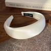 Spring/summer New Bright-coloured Satin Headbands 4cm Wide-Brimmed Sponge Hair Band Woman Temperament Hair Hoop Hair Accessories