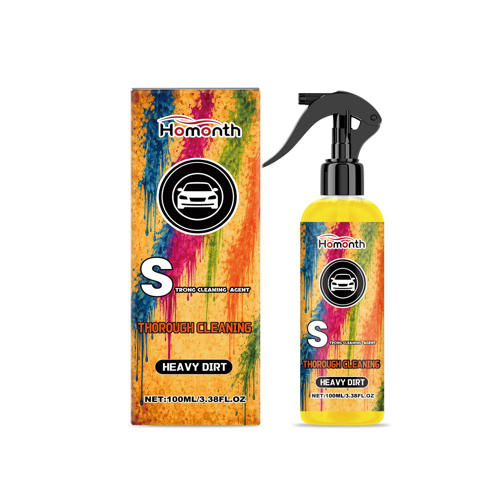 

HOMONTH Heavy Duty Automotive Cleaner for Oil & Water Stains, Multi-Material Compatible