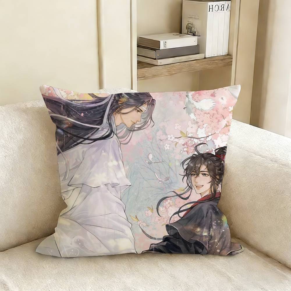 The Founder of Diabolism Mo Dao Zu Shi Pillow Cover Sofa Cushion Cover Home Room Decoration Children Gift