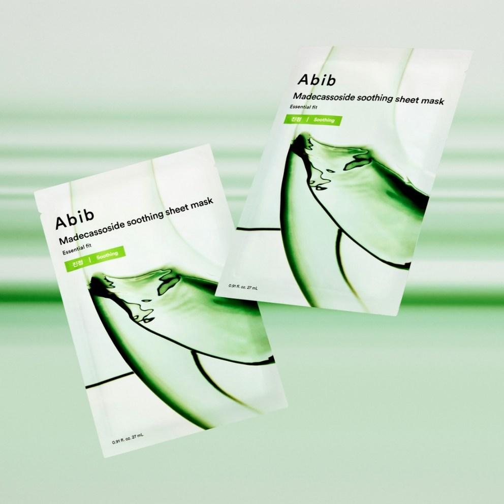 Abib Madecassoside Calming Essential Fit Mask Pack, 1 Pc, 10 Pcs