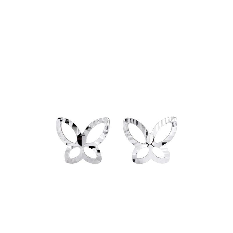 Butterfly Stud Earrings Women's Fashion Simple, Small and Exquisite Temperament Versatile Ins Style Butterfly Ear Jewelry Women