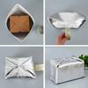 50pcs Waterproof Thermal Bag Aluminum Foil Cooler Bag Insulation Bag  Food Delivery