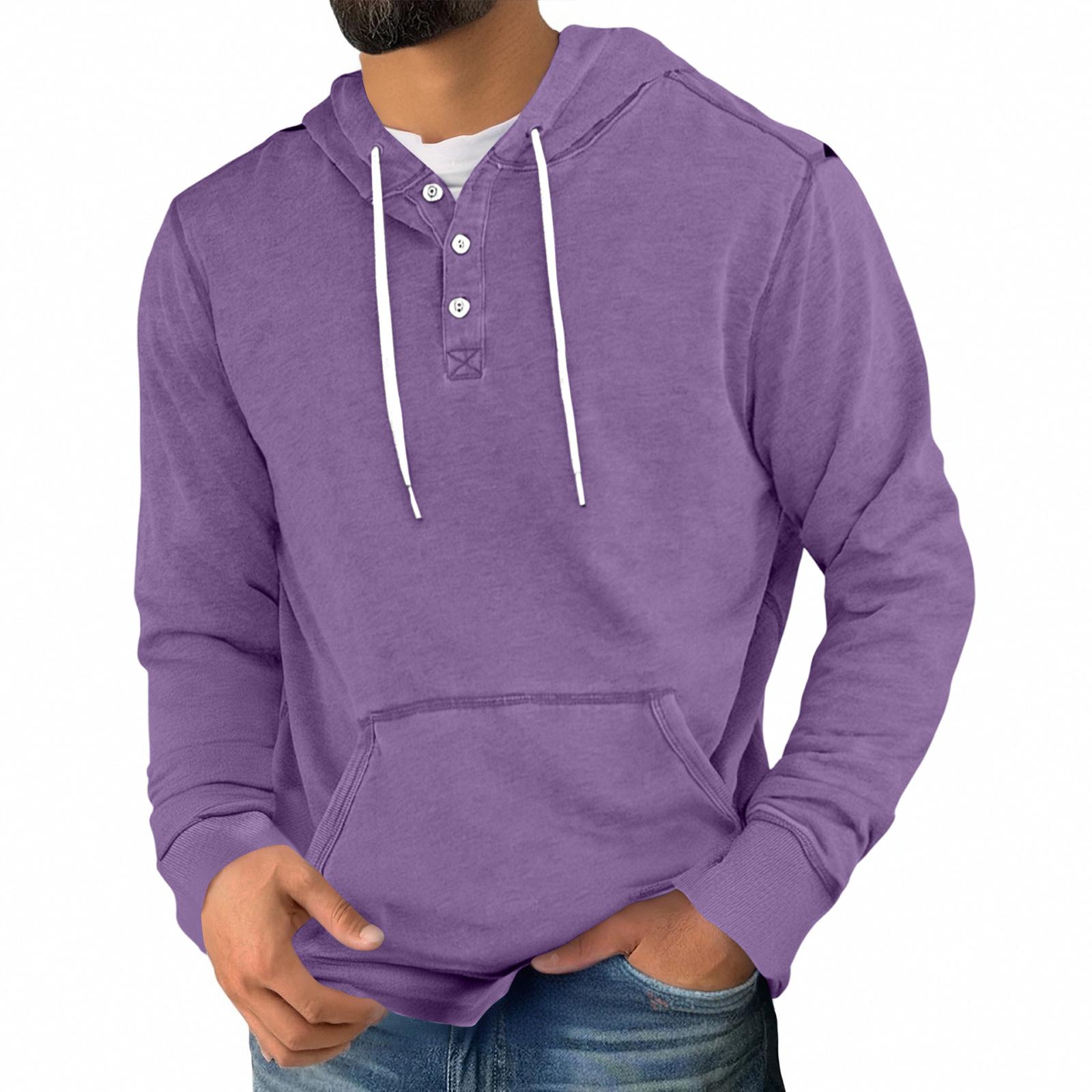 

Мужские худи оверсайз с длинным рукавом, вязаные худи с капюшоном, осенние повседневные однотонные модные мягкие спортивные пуловеры M