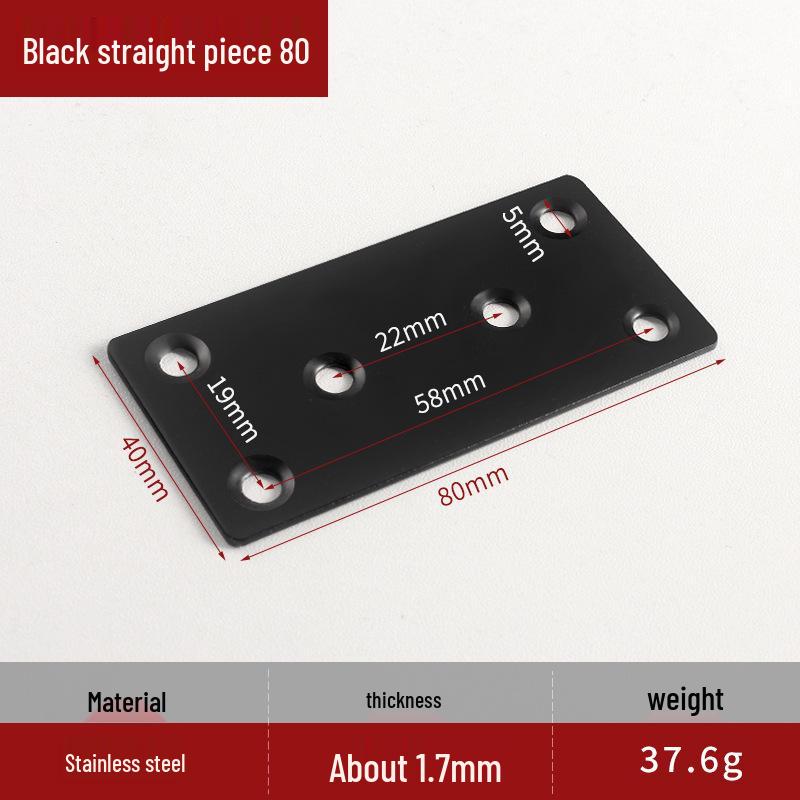 Thickened Stainless Steel 90° L-Shaped Angle Bracket for Shelf and Furniture Support