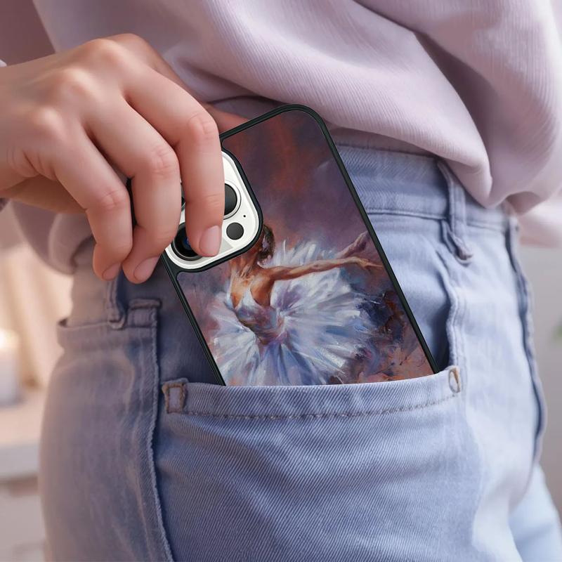 Ballet Dance Girl Ballerina Art Phone Case For iPhone 17 Air 15 16e 14 13 Pro Max Coque 12 11 Pro Max PLUS cover