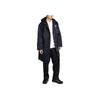 Nike Letter B Logo Embroidered Hooded Mid-Length Long Sleeve Coat Men Coats Black FB7321-010