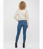 Handmade Stylish Women's Cream Casual Genuine Real Leather Lambskin Cropped Jacket