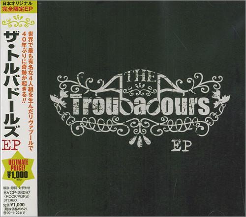 

CD TROUBADOURS - The Troubadours EP BVCP28097PROMO BMG 2008 Japan ObiRock Used