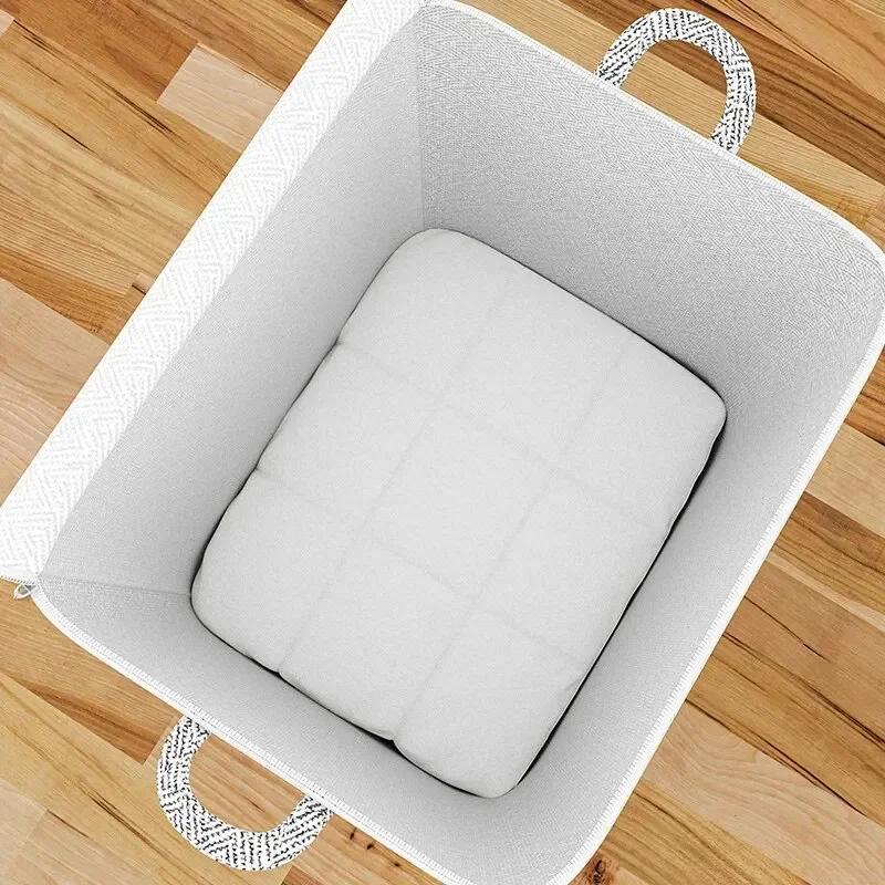 Large Capacity Storage Bag Non-woven Material, Closet Wardrobe Organizer Can Be Used For Quilt Clothing Toys Oraganizers