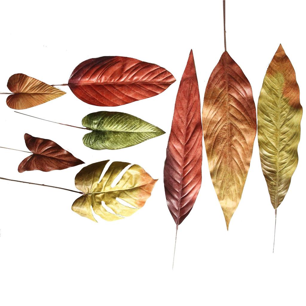 Autumn Forest Style Artificial Leaves and Flowers for Home Decoration