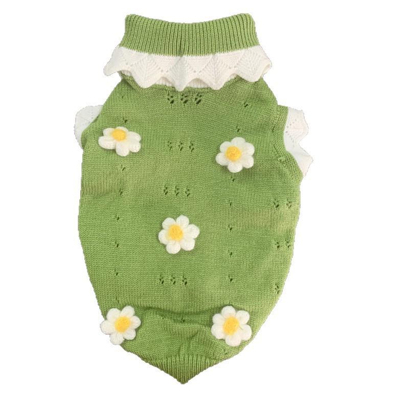 

High Collar Vest for Small/Medium Dogs & Cats - Spring/Autumn Wear for Bichon, Corgi, Teddy, Butterfly, British Shorthair Small