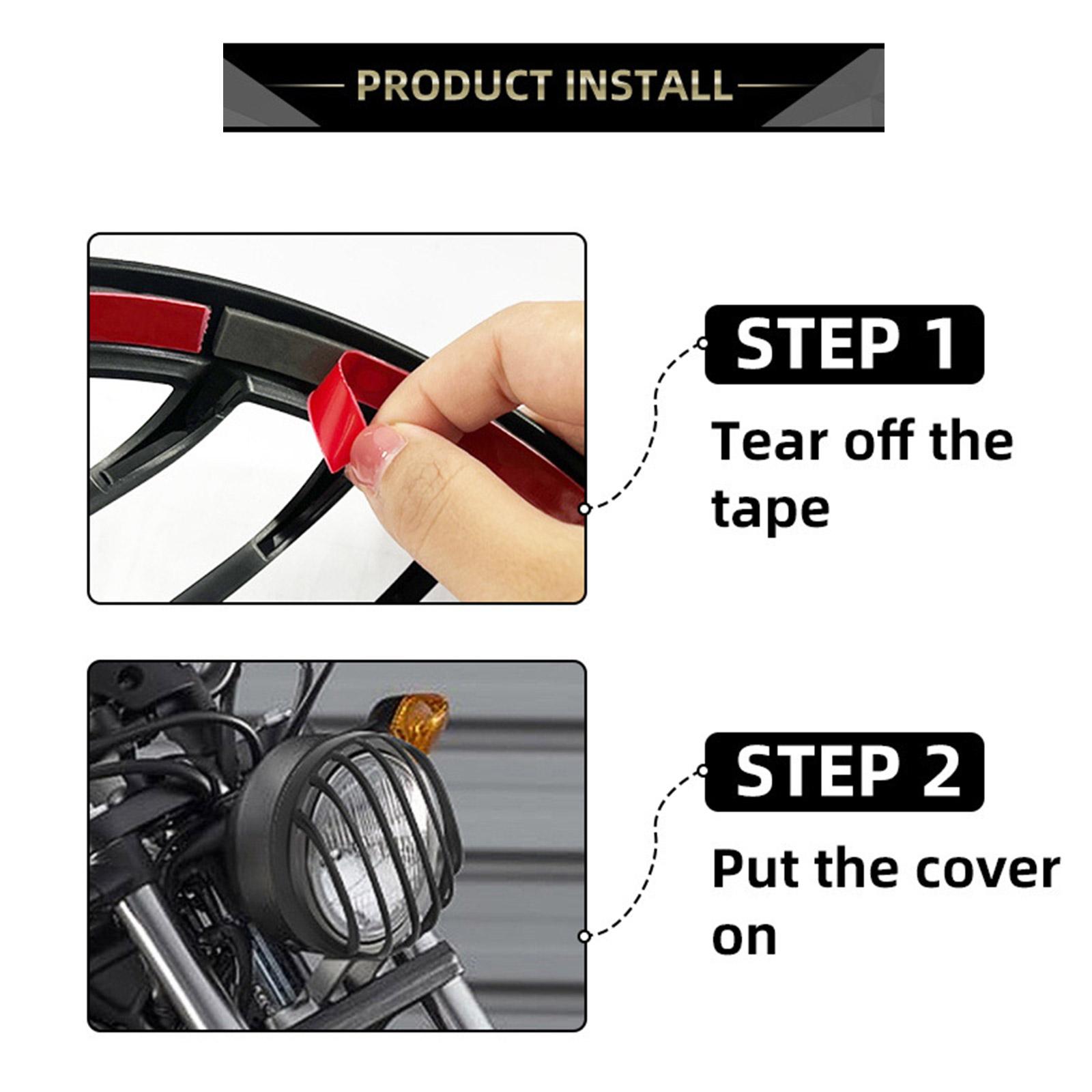 

Мотоциклетная светодиодная фара, гриль, черный пластиковый защитный чехол, аксессуары для Rebel CMX500 1100 GV300S