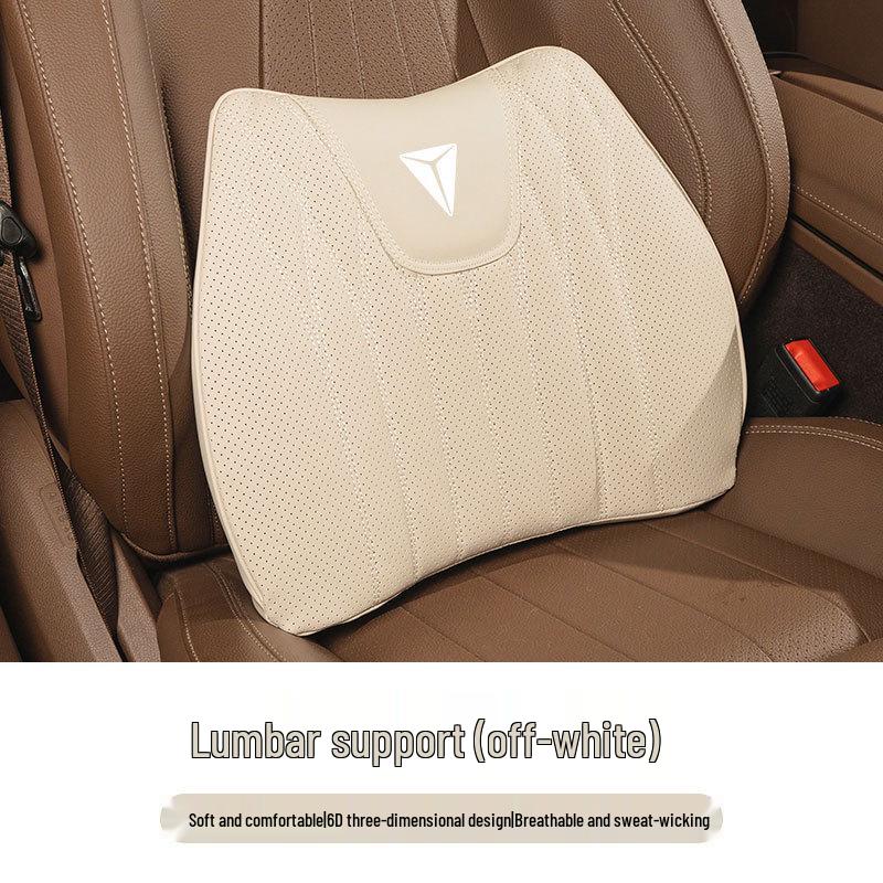 Dark Blue Car Seat Cushion with Lumbar Support and Waist Protection (Models: S07, S05, Cloud S09, L07, SL03, G318)