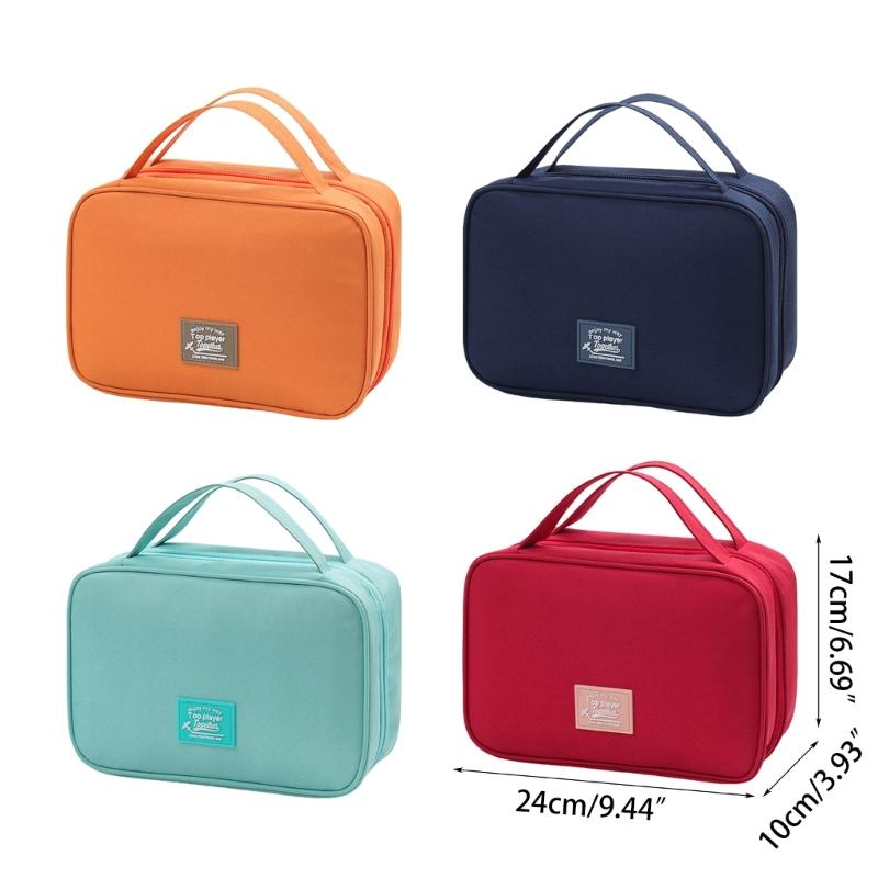 Large Capacity Toiletry Bag Convenient Cosmetic Storage Organizer Easy To Clean Makeup Tool Holder Bathroom Supplies