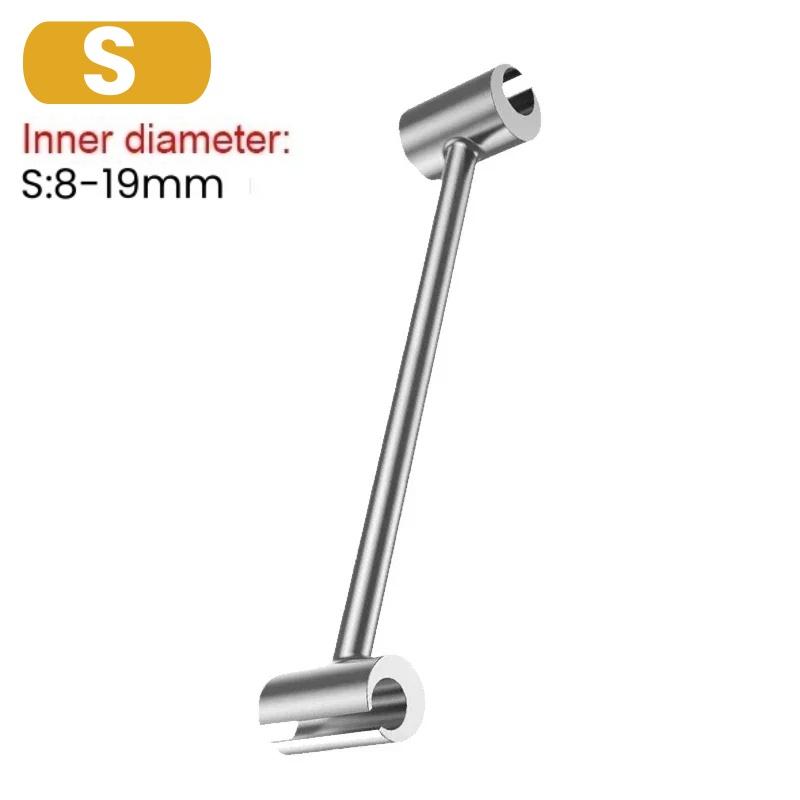 

1/2Pcs Double Head Door Hinge Repair Spanner 8-19mm/19-25mm Adjustment Labor-Saving Wrench Home Hinge Gaps Repair Hand Tools