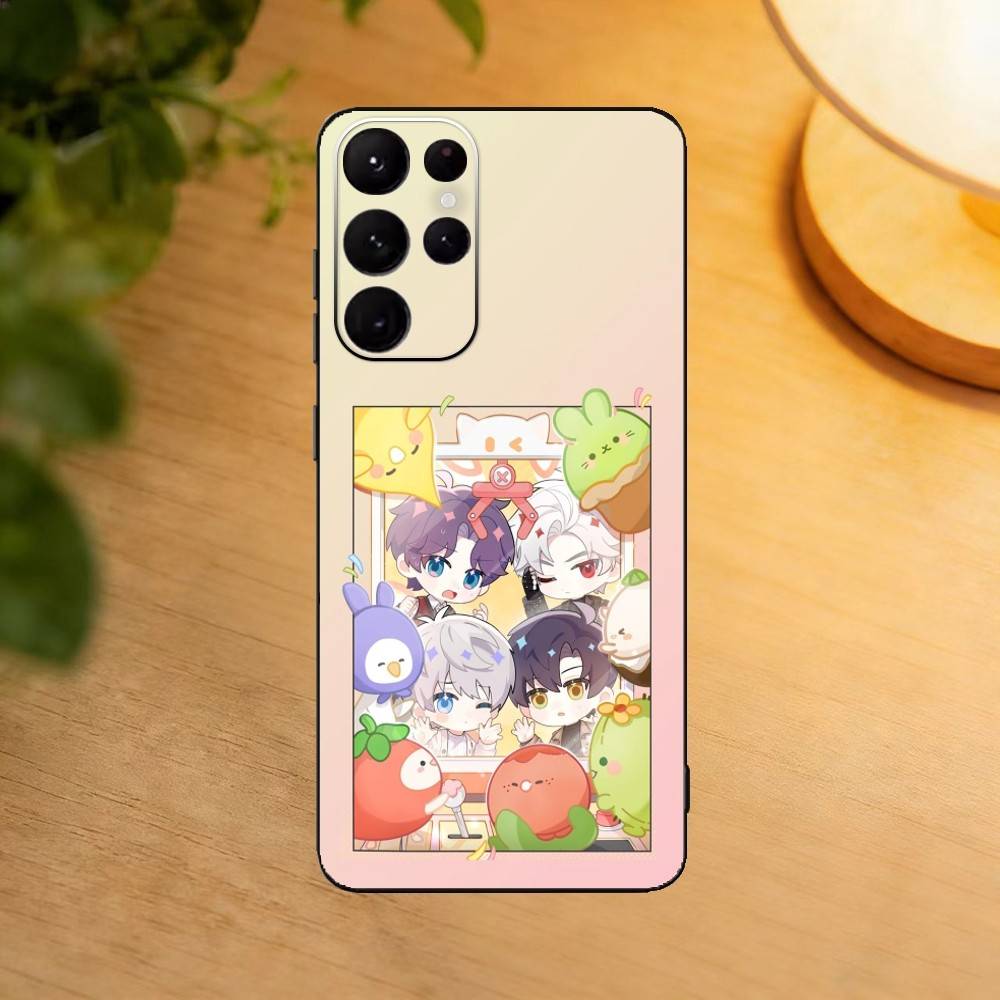 Game Cute Love And Deepspace Phone Case For Samsung S25,S24,S21,S22,S23,S30,Ultra,S20,Plus,Fe,Lite Black Shell Samsung S21