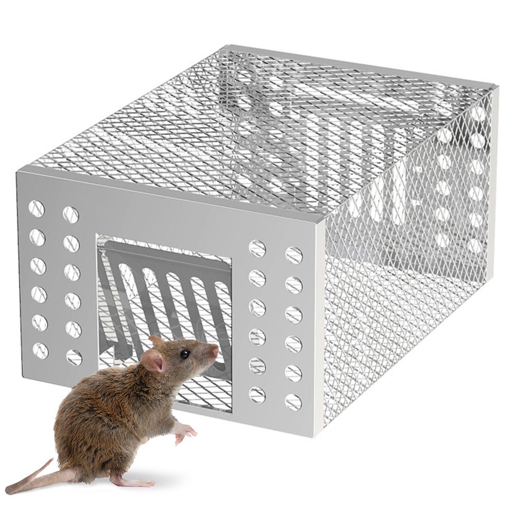 Humane Rat Trap Automatic Continuous Cycle Rat Trap Cage Iron Rat Trap for Capturing Or Releasing Rodents China Mainland