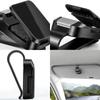 Car Sunglass Holder Clip ABS Durable Stable Sun Visor Storage Ticket Card Hanger Universal Auto Accessories For Drivers