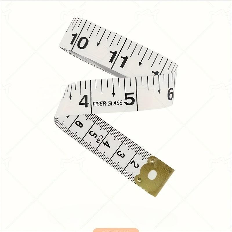 1PC 1.5m Measuring Clothing Ruler PVC Tailor Ruler Measuring Measurements Clothing Tape Measure Double Scale Portable Mini