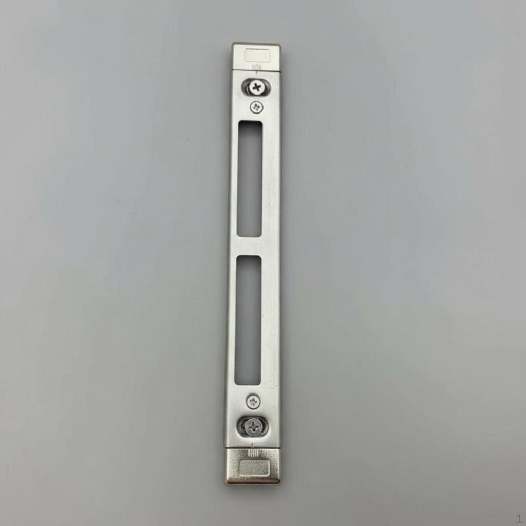 Aluminum Alloy Door Lock Plate, resilient, abrasionresistant, Universal Guide Silver 17.5x2.1cm