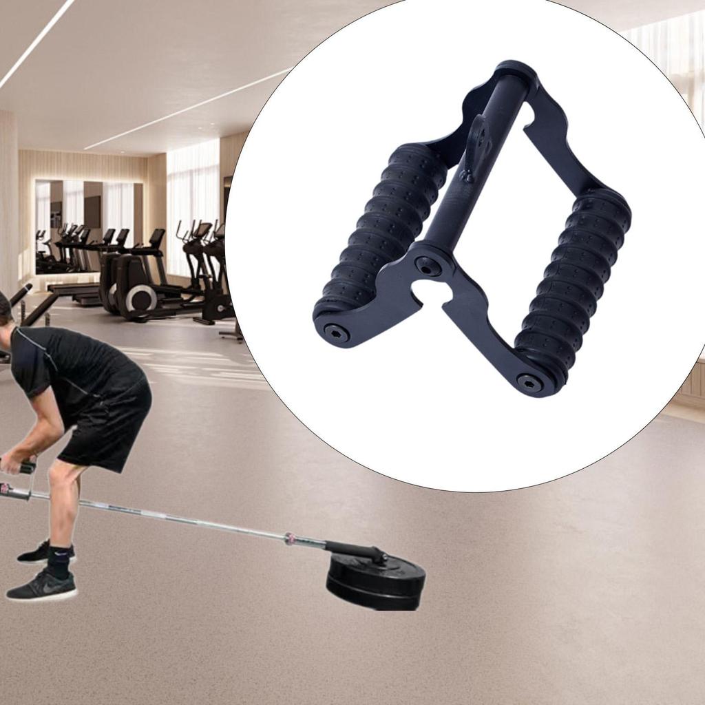 Handle Attachment for Barbell, V Bar Design for Cable Machines