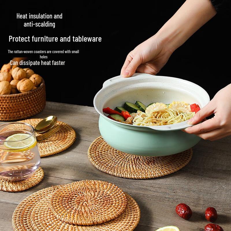 Handmade Rattan Woven Heat Insulation Mat
