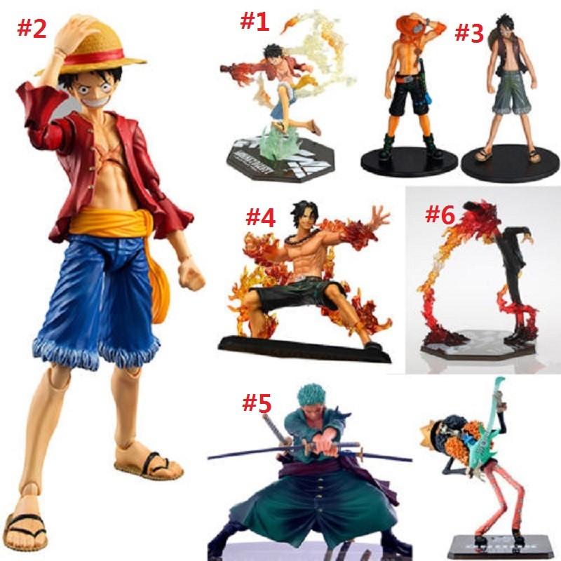 Premium One Piece Pvc Figure Figurine Featuring Monkey D Luffy Ace Zoro Sanji Anime Doll Model