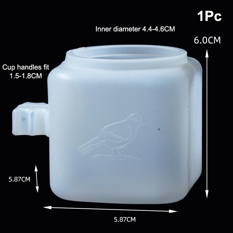 1/5Pcs Bird Pet Automatic Feeder Splash-Proof Bird Cage Accessories Food Container Pigeons Parrot Feeding Cup Bowl Pet Supplies