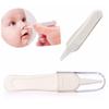 Hot Selliing Navel Plastic Clean Tweezer Baby Booger Clip Infant Ear Nose Tweezers Pincet Safety Forceps Cleaning Tweezers