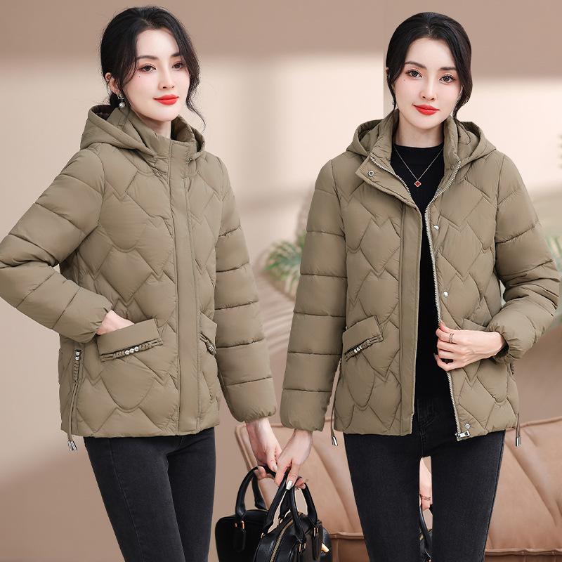 Down Cotton-padded Clothes Women's Short Winter New Slim-fitting and Thin Small Cotton-padded Clothes Warm Small Cotton-padded Jackets