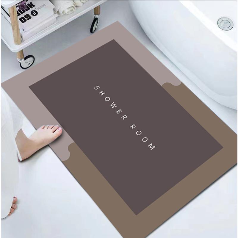 Tappetino da bagno super assorbente antiscivolo ad asciugatura rapida Tappetino da bagno Tappetino per vasca da bagno Tappetino per porta Tappetino doccia Facile da pulire Casa