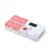 Pill Organizer with Medicine Reminder Alarm Weekly Large Capacity Vitamin Box Organizer AM PM Daily Travel Medication Box