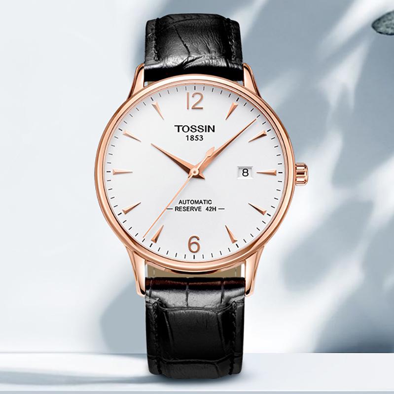 Tossin So Tian Junya Serie Herren-Automatik-Uhr - Nicht mechanisch