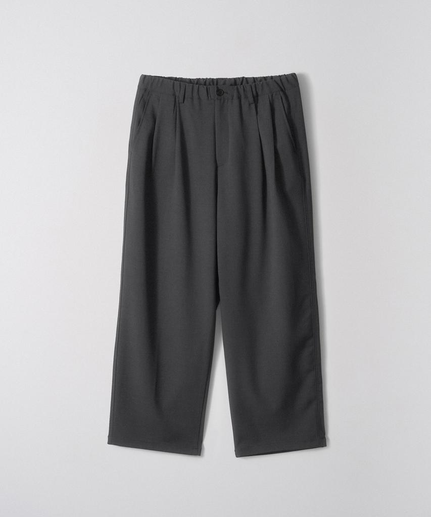 EZIO Wave Wide Banding Pants_Charcoal