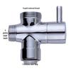 YIXI Copper 1-in-2-out Shower Diverter Valve, 2-Pack
