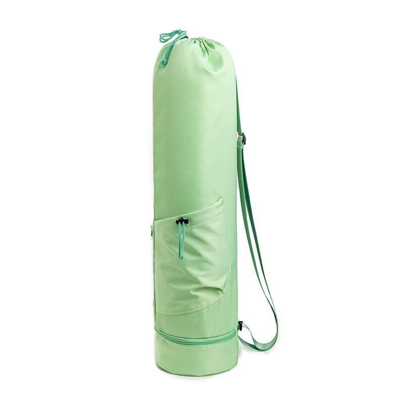 Sport-Yogamatten-Tasche mit großer Kapazität, mit Wasserflaschentasche und unterer Nasstasche, Sport-Yogamatte mit verstellbarem Schultergurt
