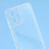 For Samsung Galaxy A07 4G TPU Case Rhinestone Decor Clear Phone Back Cover,Precise Cutout