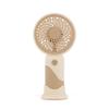 S520 Portable Three-Speed Rechargeable Mini Fan - Soft Color, USB-Powered for Outdoor Use