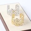 Cross-Border Fashion C-Shaped Stainless Steel Bracelet for Couples - Festival Gift Holiday Style Accessories