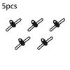 Fishing Bait Hook Fixer High Elasticity Silicone 5Pcs/Bag Fadeless Lightweight for Long Term Fishing Gear Storage