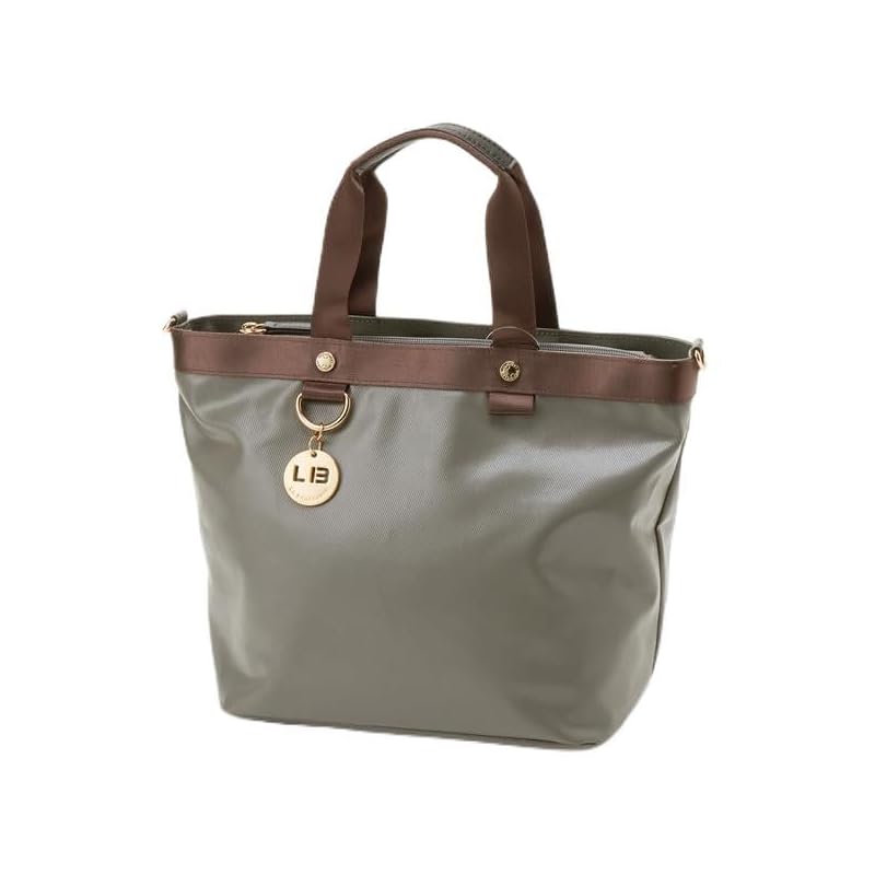 

[Rubaga Jerry] tote bag [Cotton x polyurethane] shiny mini tote Gray(11)