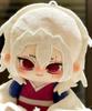 Demon Slayer Tengen Uzui Plush Doll Set 10cm Cute Sound Hashira Mascot with Eyepatch Battle Design Soft Anime Stuffed Keychain for Fans Bag Decor Gift